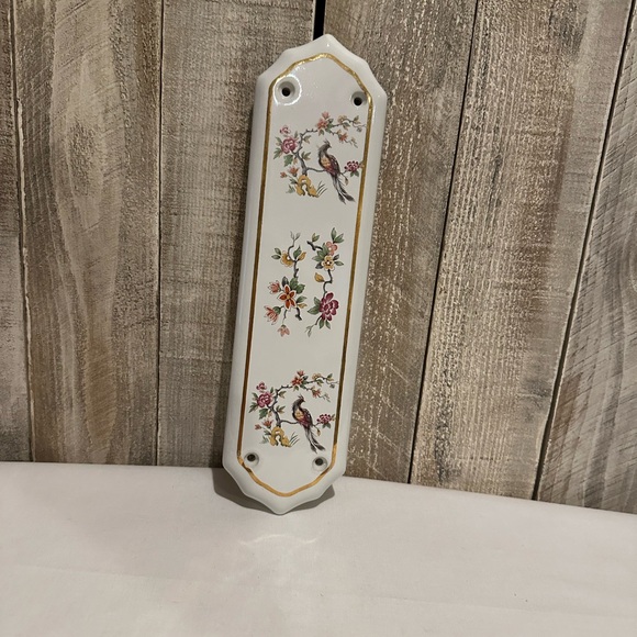 Other - COPY - English Porcelain Door Push Plate